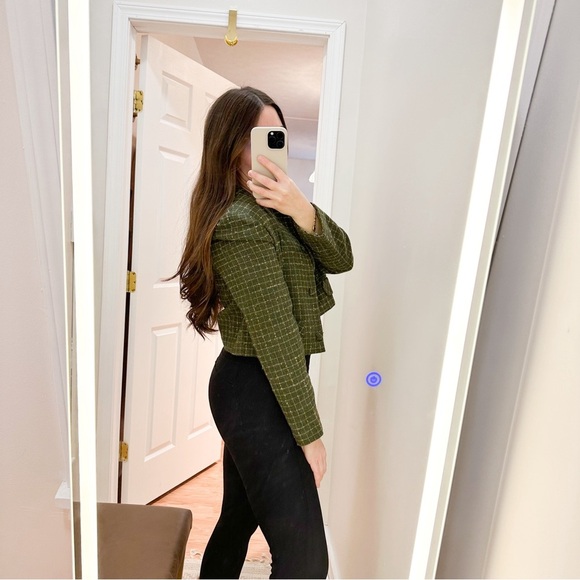 Vintage Tweed Wool Blazer Skirt Suit Set sz Small - Picture 4 of 15